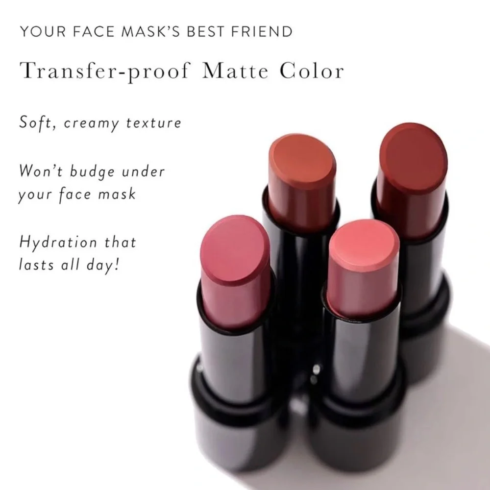 Laura Geller Smart Pout Transfer-Proof Lipstick Matte “Brilliant”